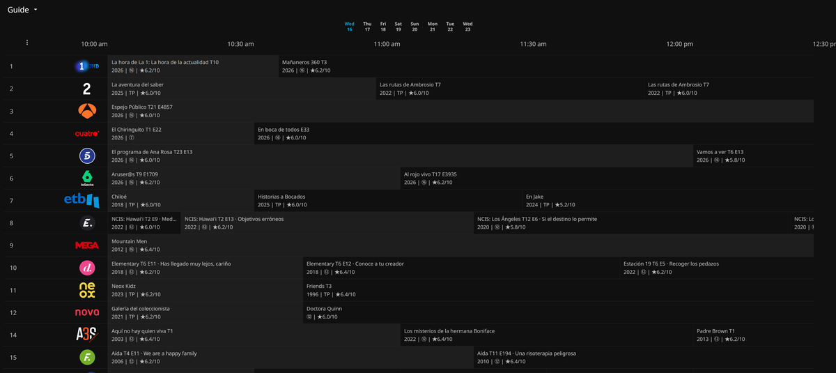 Selfhosted Live TV the easy way